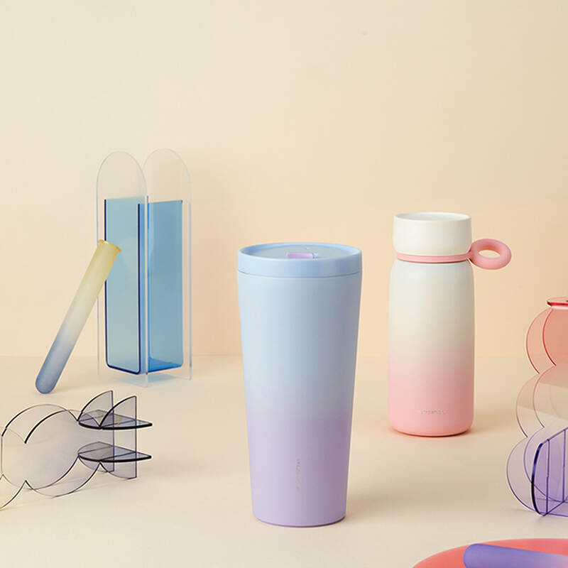 Bình giữ nhiệt LocknLock Metro Studio Gradation tumbler 540ml, 480ml và 350ml bằng thép không gỉ image number null